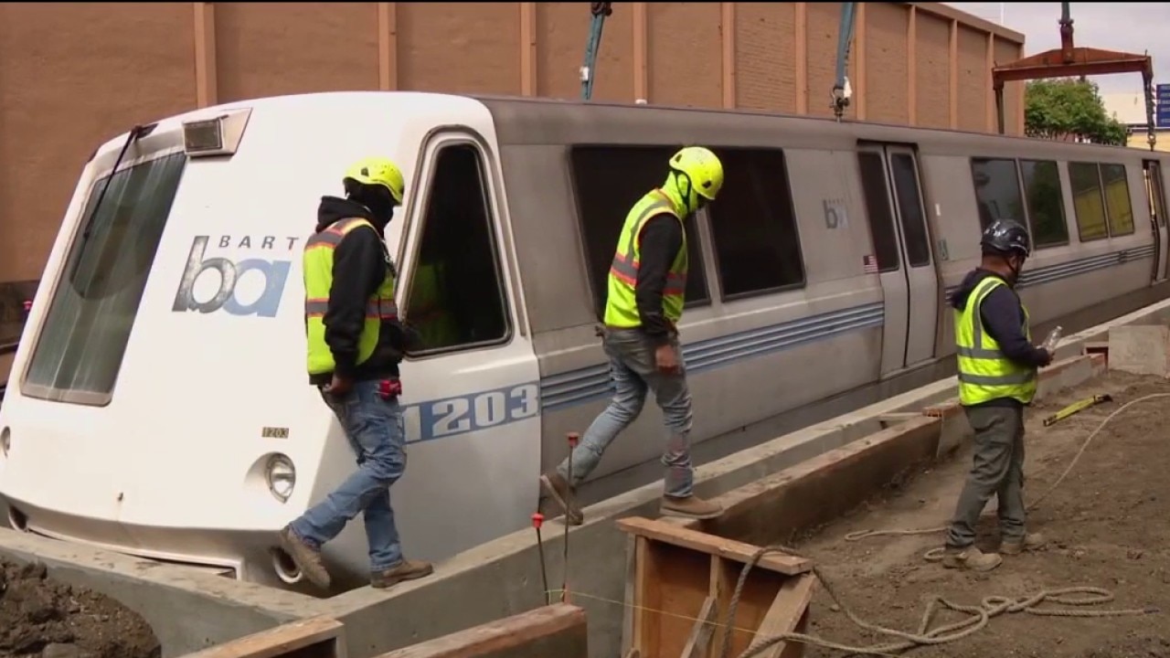 Old BART car gets new home