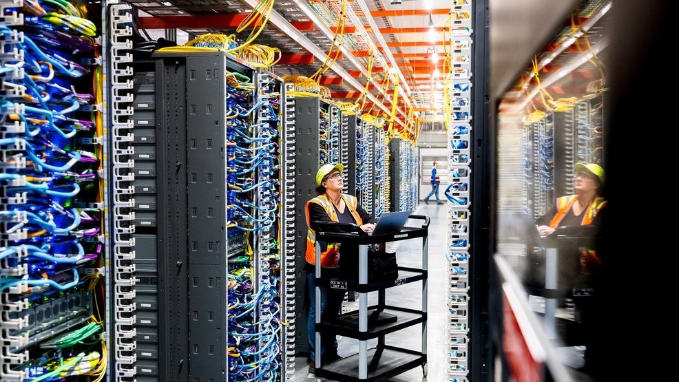 Data center proposed in Inyokern and now Taft (Photo by Noah Berger/Getty Images via Amazon Web Services)