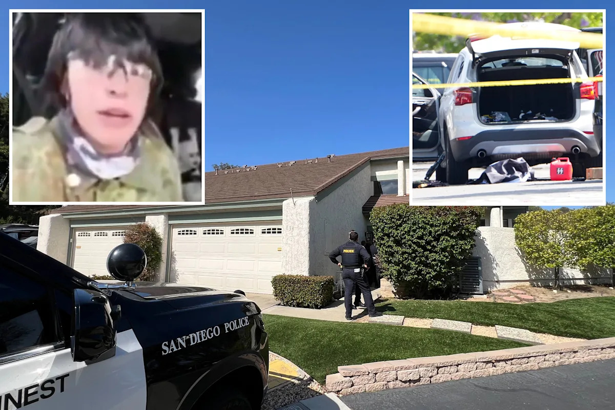 San Diego mosque shooter Caleb Vazquez’s home raided, cops remove bags of evidence