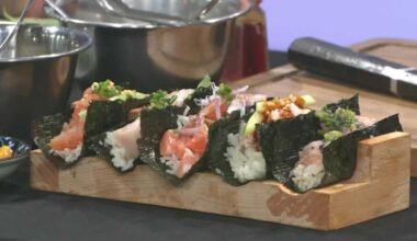 Local, hand-rolled sushi will be one of many foods headlining annual AAPI Night Market