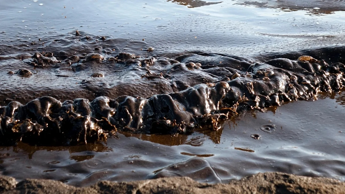 Man hears what sounds like rushing water outside home, finds crude oil pouring into California creek