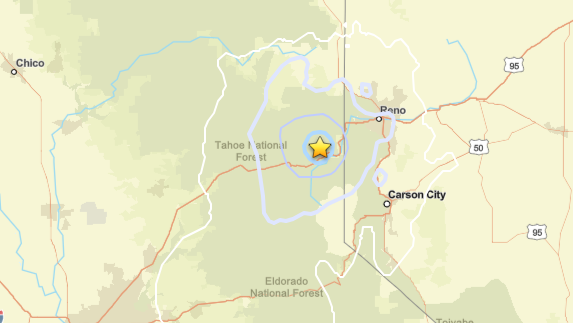 3.5-magnitude quake hits near Truckee