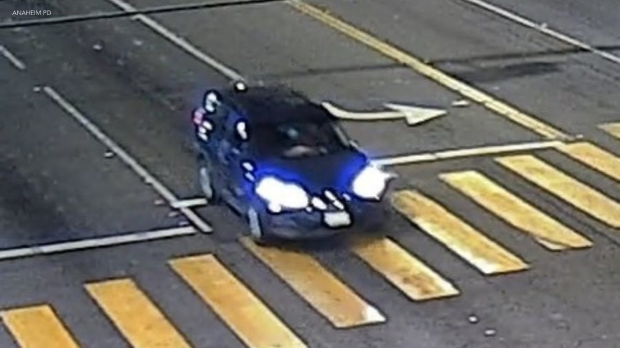 Anaheim police search for hit-and-run driver who critically injured elderly pedestrian