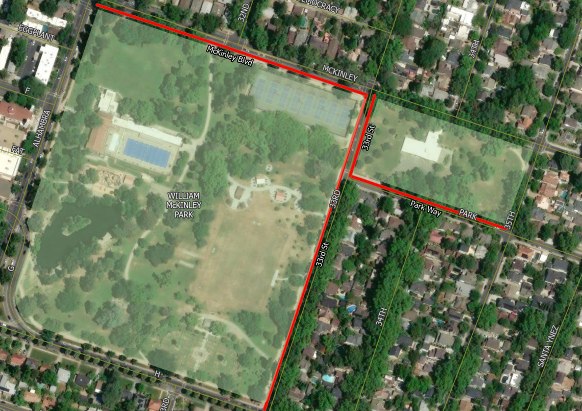 New nighttime parking restrictions been approved for streets around McKinley Park in East Sacramento.