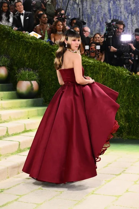 Alysa Liu attends the Met Gala in New York City on May 4, 2026. (Photo by Matt Crossick/PA Images via Getty Images)