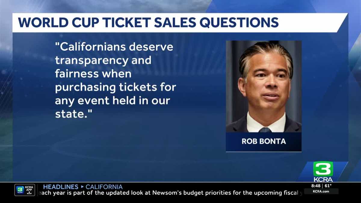 California attorney general investigates FIFA over World Cup ticket sales