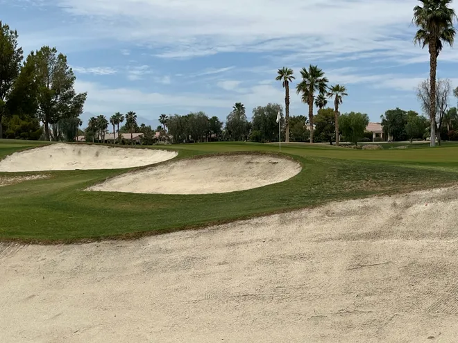 As part of a summer renovation project, Shadow Hills Golf Club in Indio will be reducing the amount of sand and bunkering on its course.