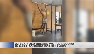 Watch: California man does 12,412 pull-ups in 24 hours