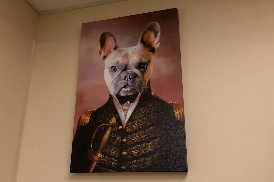 A portrait of Xylo from a patient at 450 Aesthetics Dental Group in San Francisco. (Chris Partin/Special to SFGATE)