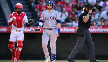 24-28 – Rangers issued demerits by Detmers in 2-1 loss to Anaheim