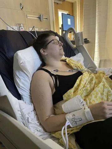 Jaycie Conley in the hospitalCredit: Kennedy News & Media