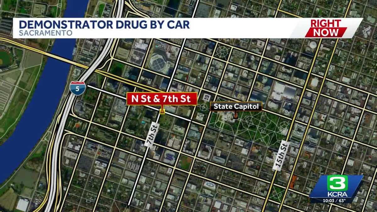 Police: Demonstrator dragged by federal employee's vehicle