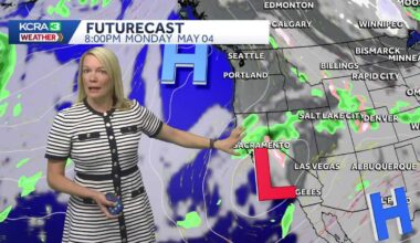 Northern California forecast | Scattered showers Monday