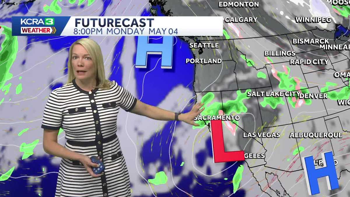 Northern California forecast | Scattered showers Monday