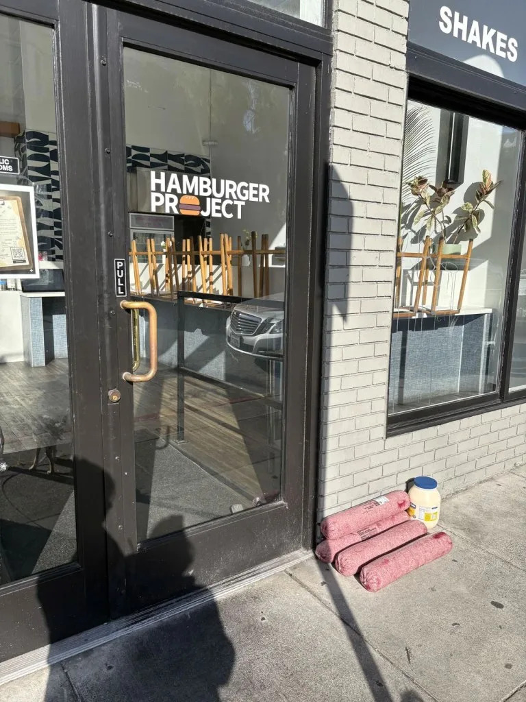 A famed San Francisco hamburger joint has closed after a viral photo last month showed raw patties being left on the street outside the restaurant in extreme heat. Reddit/BubblegumCircus