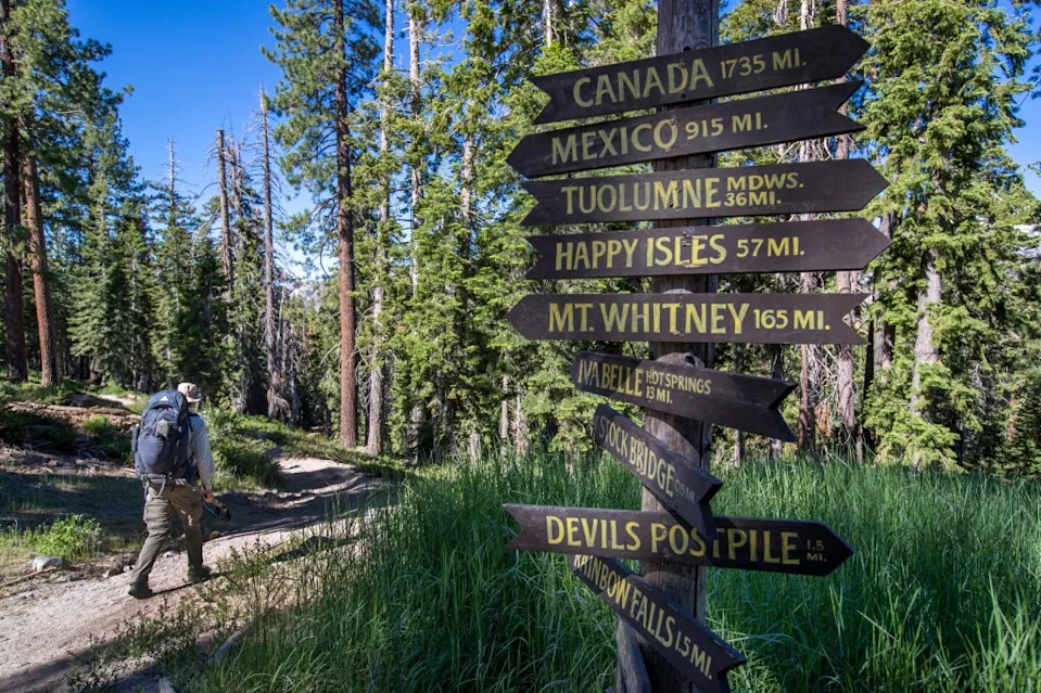 Thousands of hikers visit the scenic trail every year, according to the Pacfic Crest Trail Association. Los Angeles Times via Getty Images