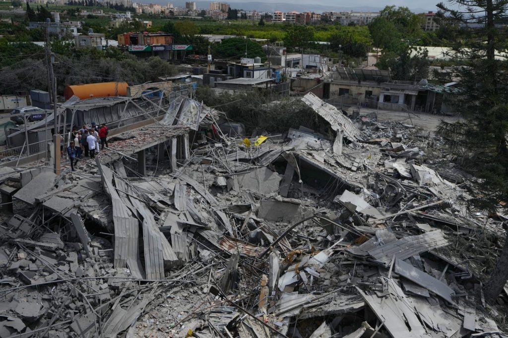 Israeli strike on village in eastern Lebanon kills 12 people