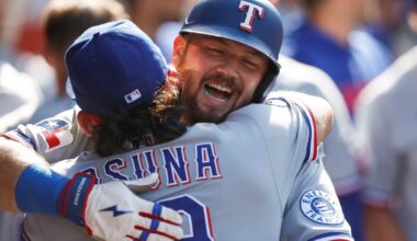 Detmers nearly perfect while striking out 14, Angels beat Rangers 2-1 on error in 9th for 1st sweep – NBC 5 Dallas-Fort Worth