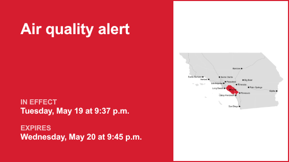 Air quality alert in place for the Orange County and Santa Ana Mountains area Wednesday – Orange County Register