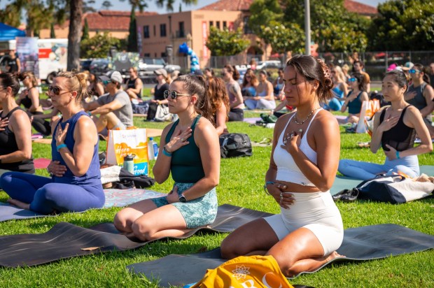 The third annual Anchored in Wellness Festival at Liberty Station on Saturday, June 13, will feature activities offered by fitness studios, wellness practitioners and more. (Alex Matthews)