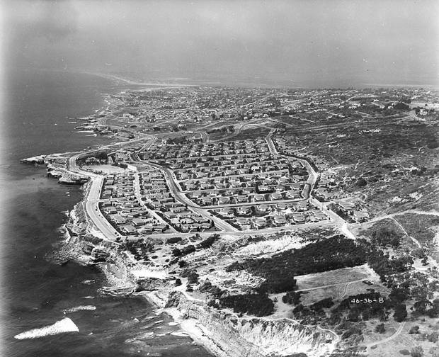 The Azure Vista federal housing project as it appeared around 1946. (Howard Rozelle)