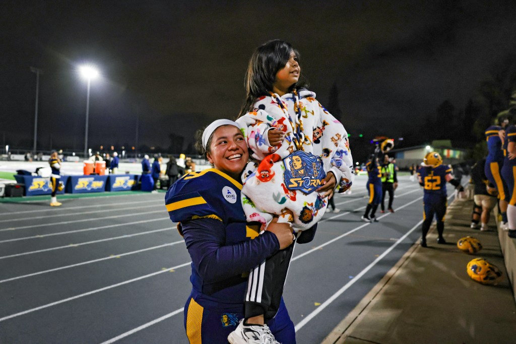 Golden State Storm women's football team features moms, full-time workers