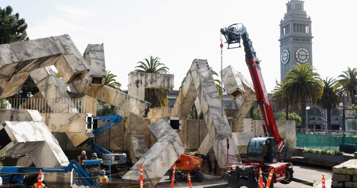 Controversial Vaillancourt Fountain by Canadian artist dismantled in San Francisco