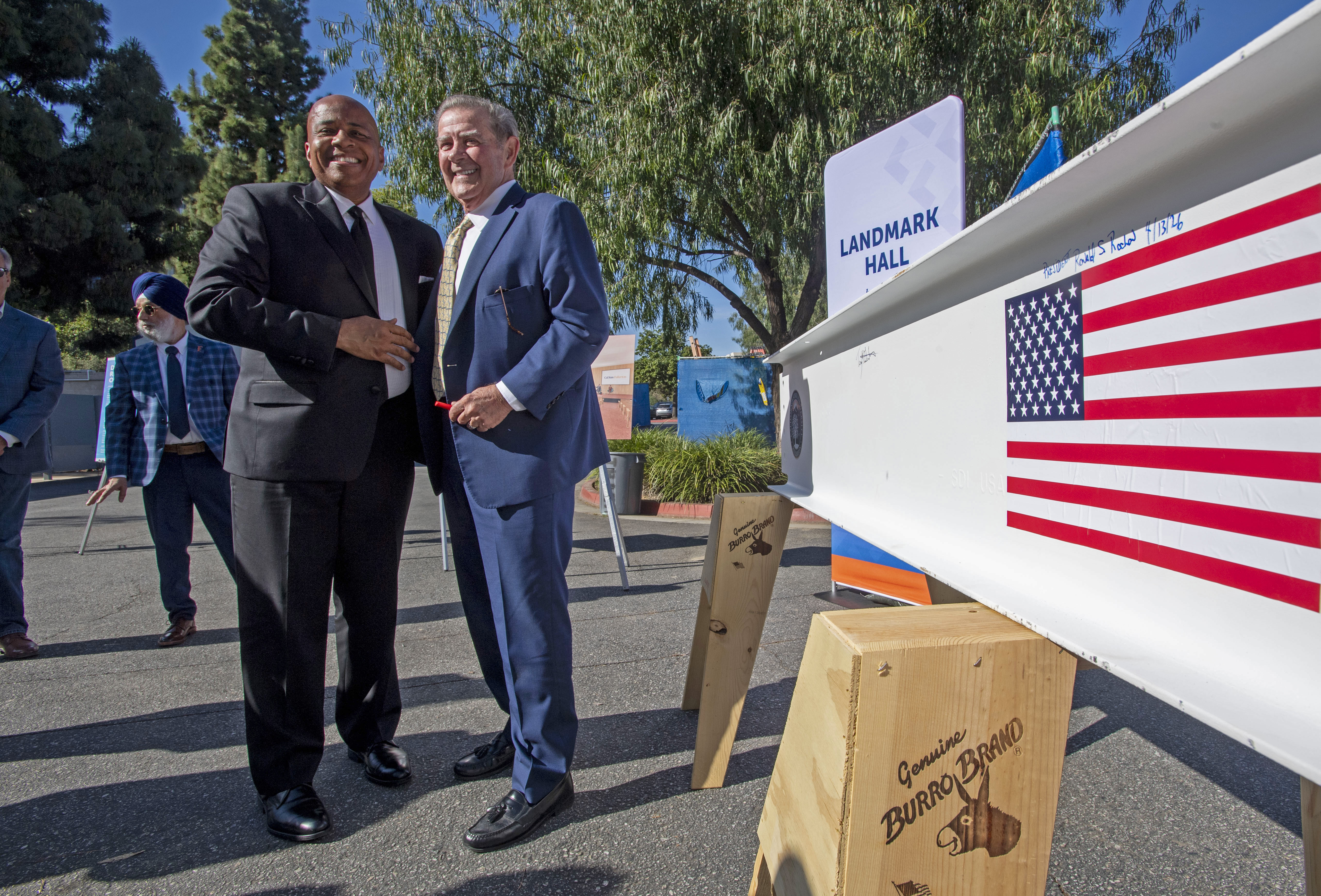 Ronald Rochon, Cal State Fullerton president signed his name on...