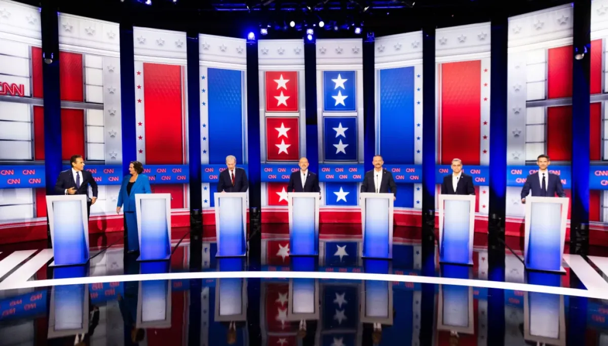 ‘Bickering’ and blaming Trump dominate California gubernatorial debate
