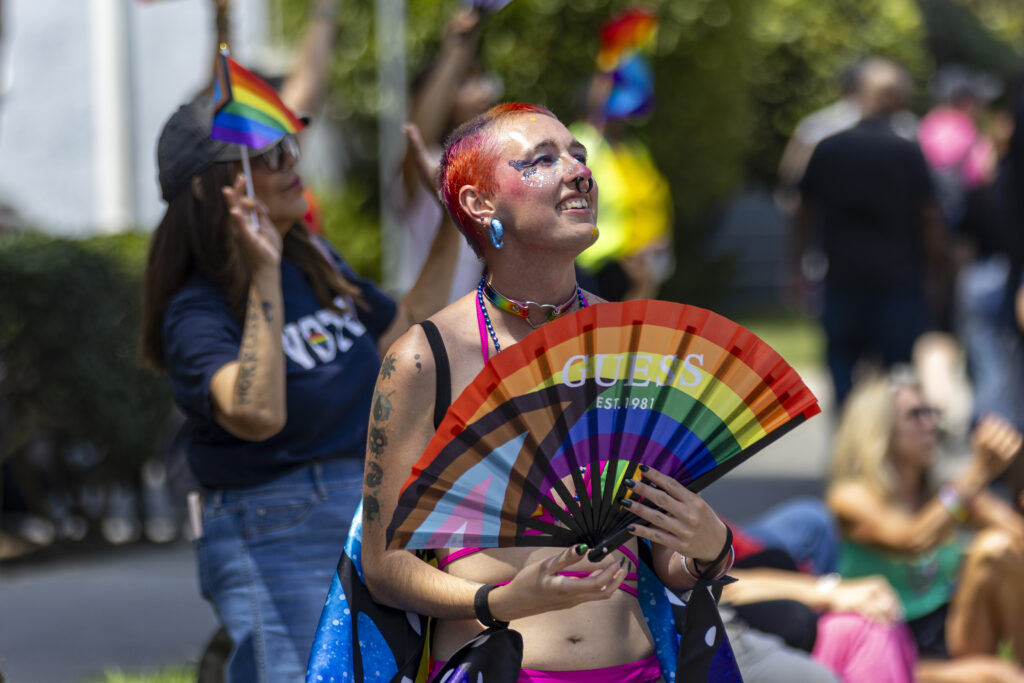 In Photos: Long Beach Pride Parade brings hugs and high fives — even with festival cancellation