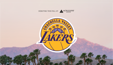 The Lakers G League Team Relocates to The Acrisure Arena and rebrands as the Coachella Valley Lakers
