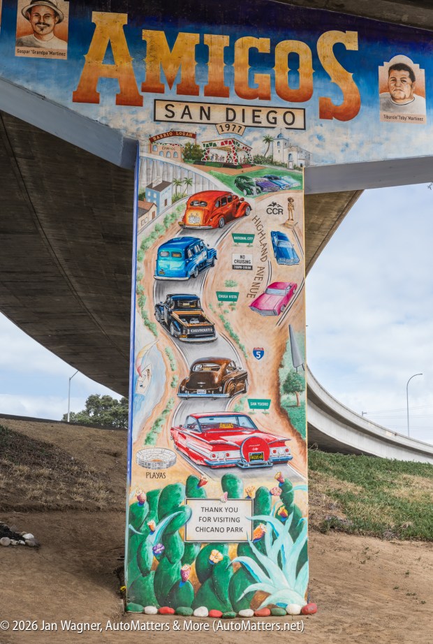 Mural painted on a Coronado Bridge support(Jan Wagner)