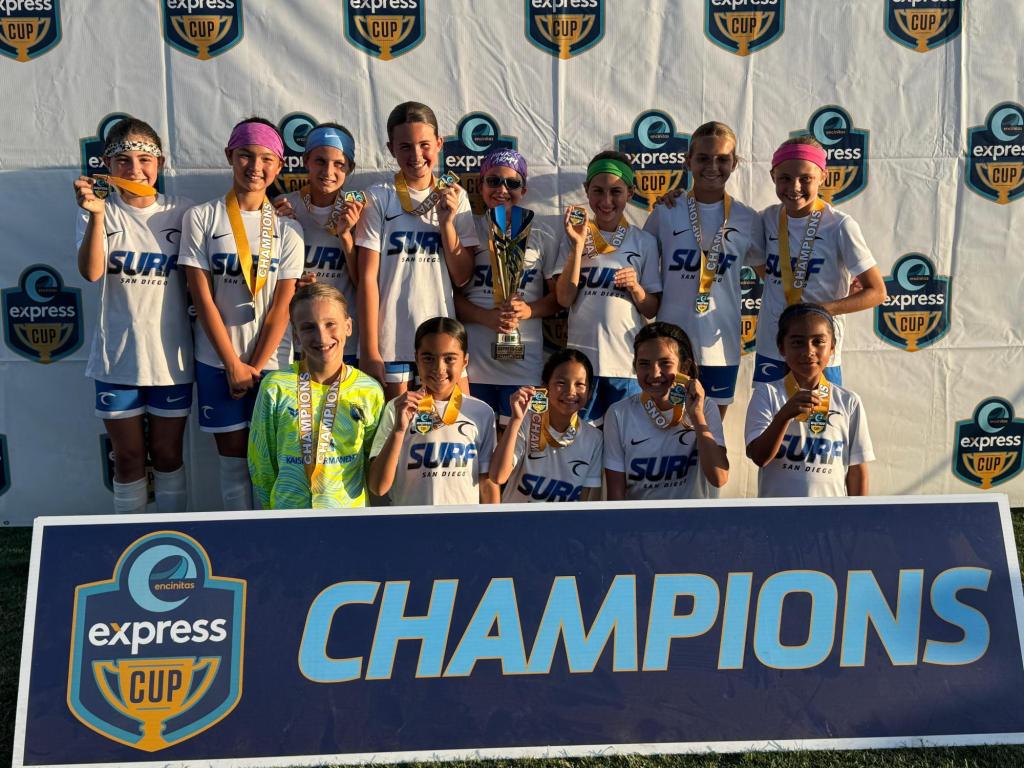 SD Surf Academy Girls U12 team wins division championship at Express Cup 2026 – San Diego Union-Tribune