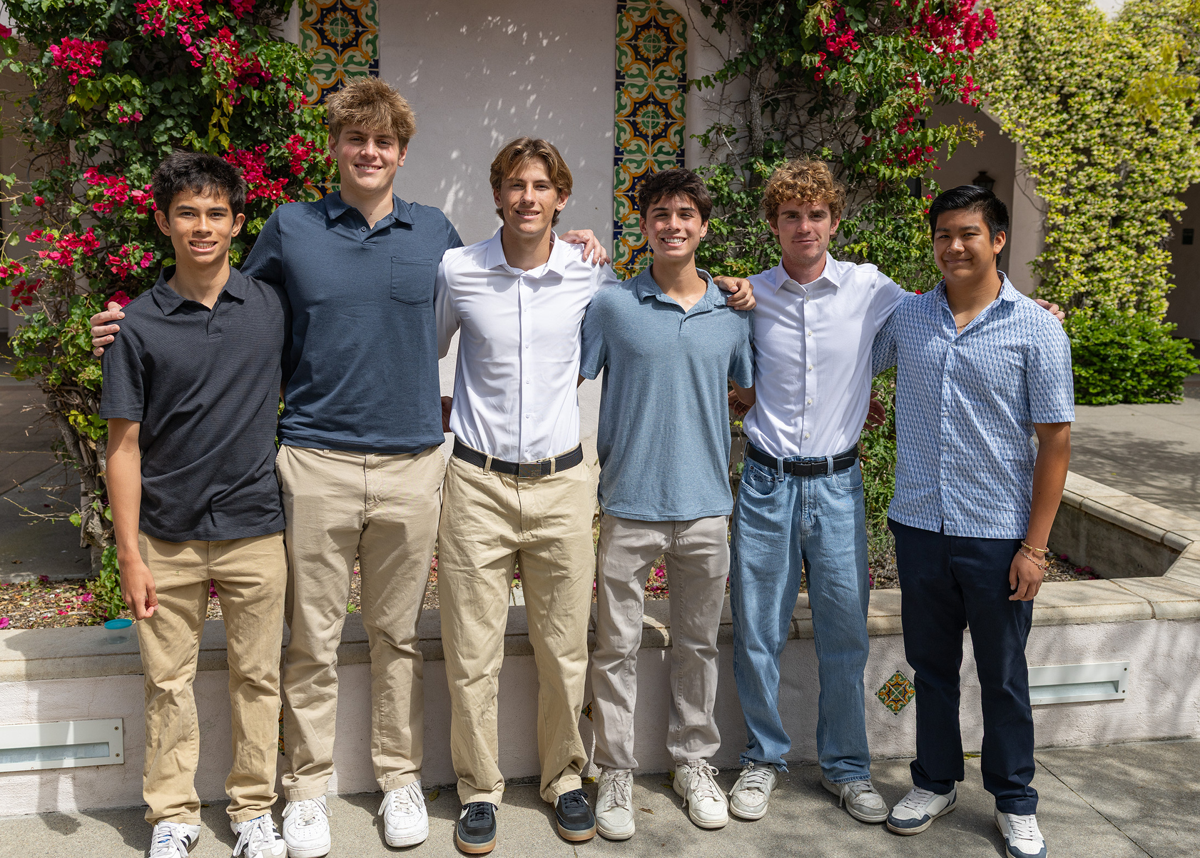 Seniors Ryland Le, Cole Hager, Max McIntyre, Cruz Espinoza, Sebastian...