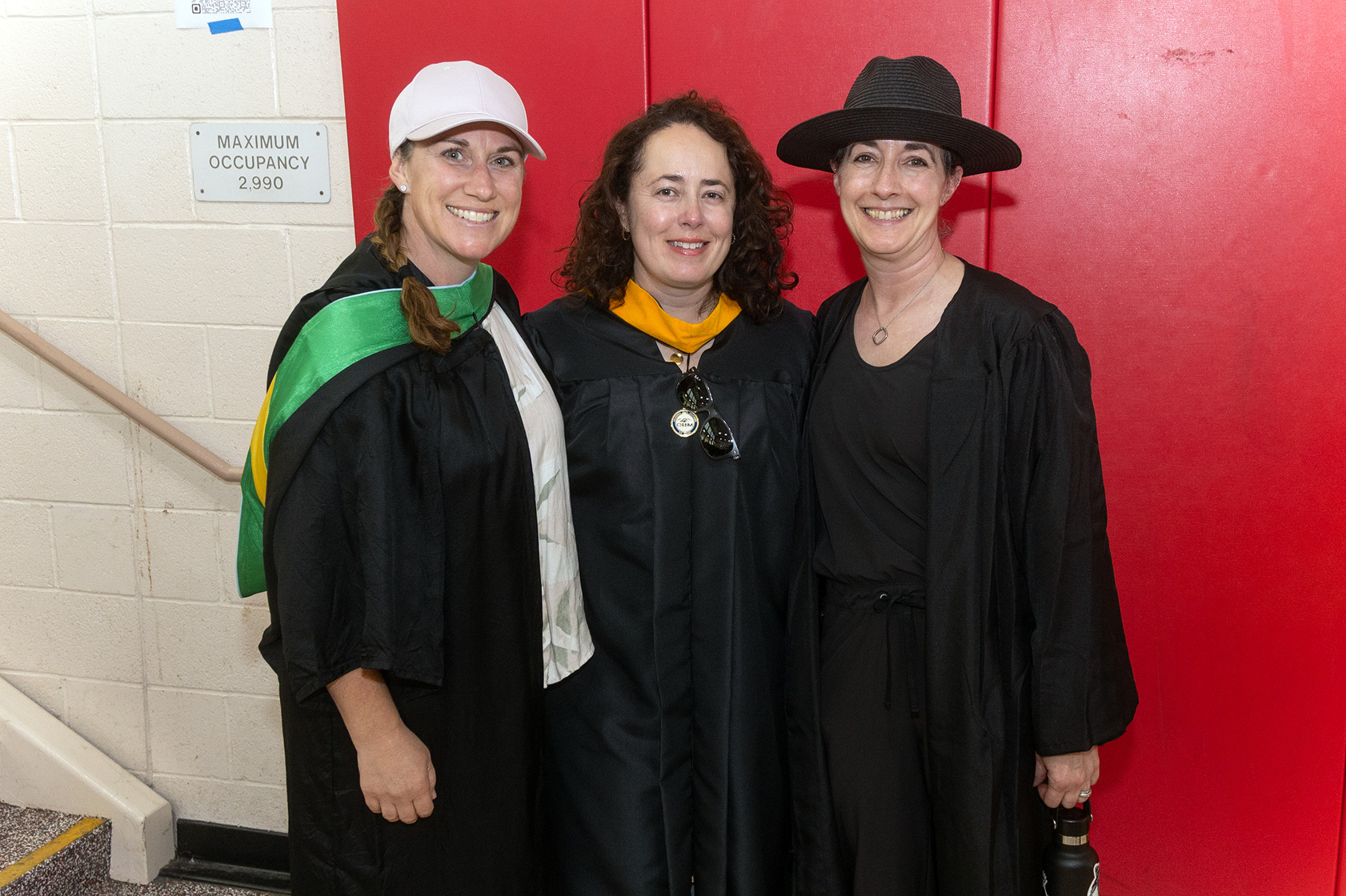 Teachers Anna Johnson, Christina Filia (Teacher of the Year), and...