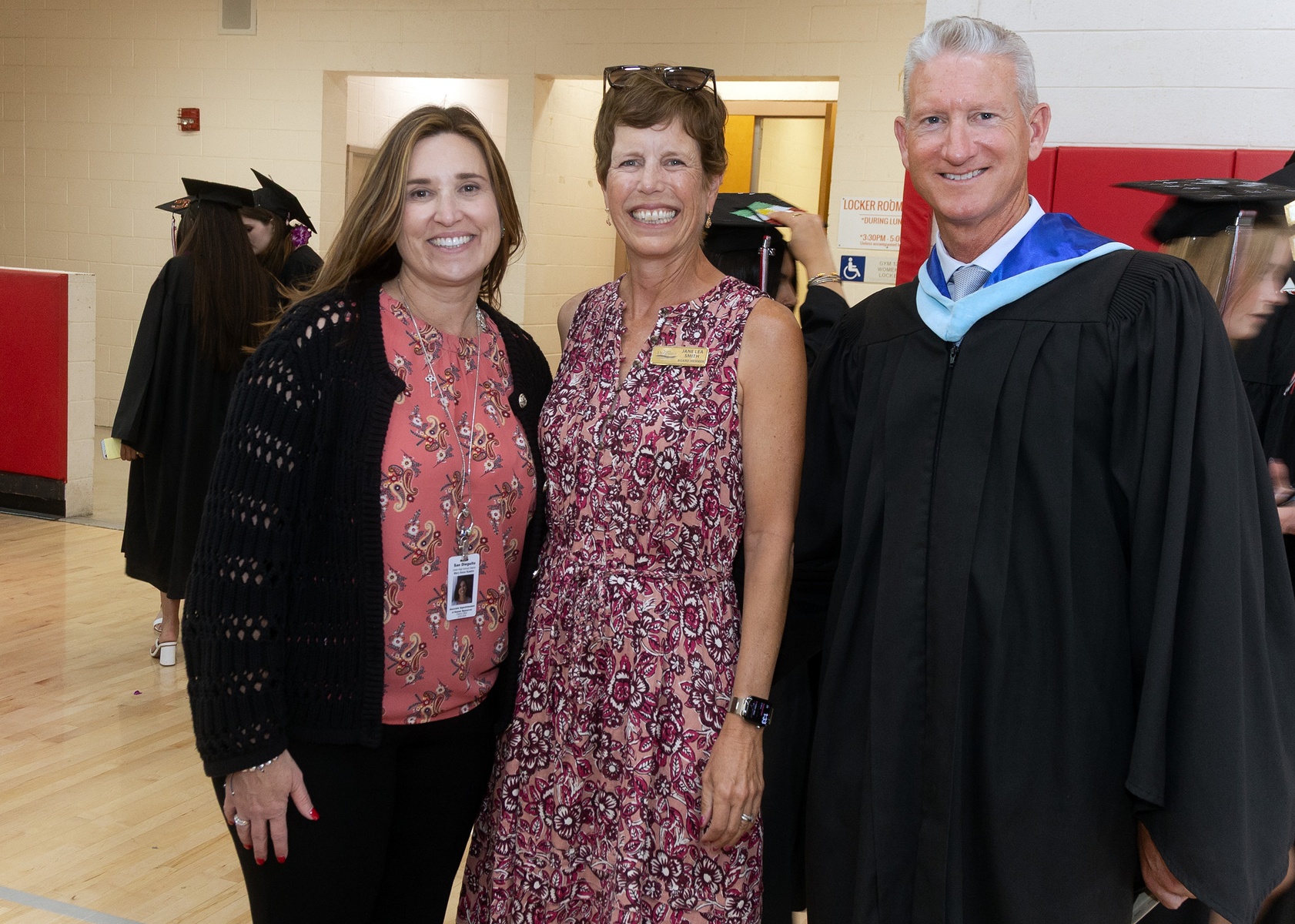 Mary Anne Nuskin (District Associate Superintendent for HR), Jane Lea...