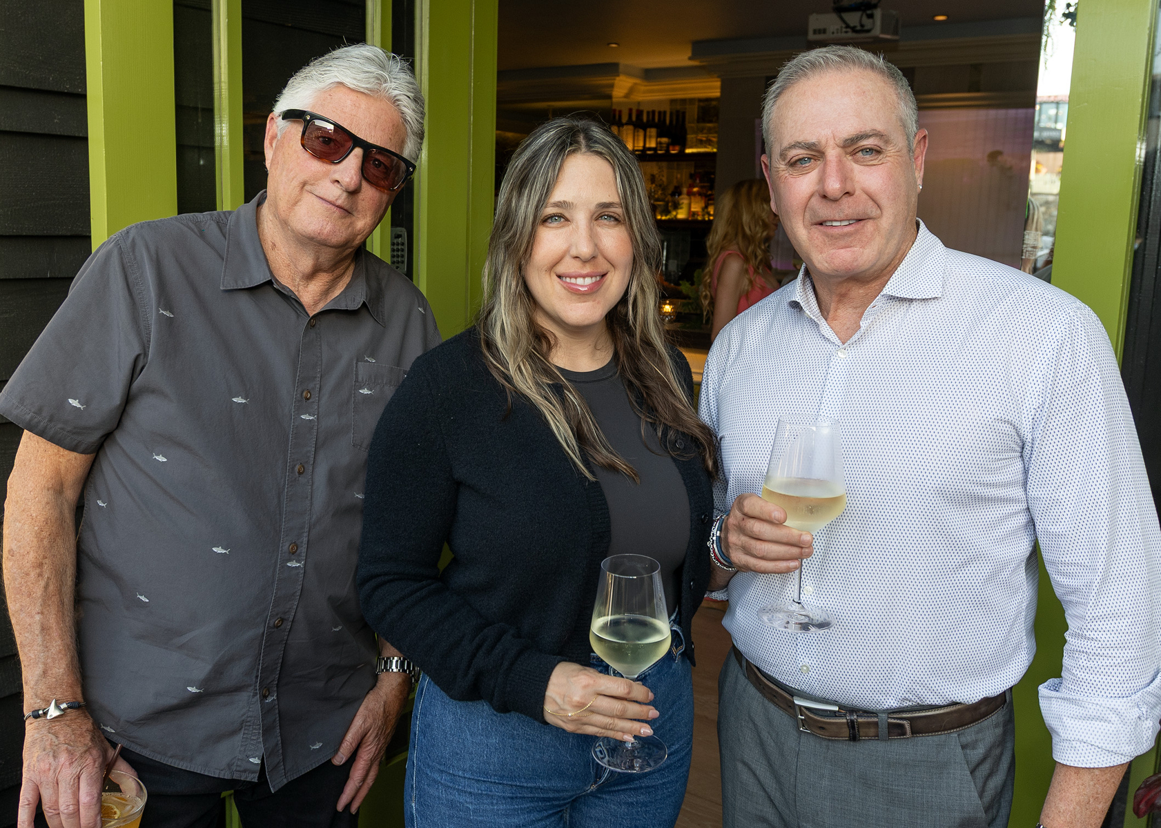 Mike McCaffery, Daniella and Roy Silver (Jon Clark)