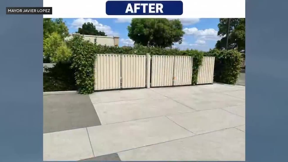 A mayor in California is facing backlash after a  post showing a before-and-after of cleanup...