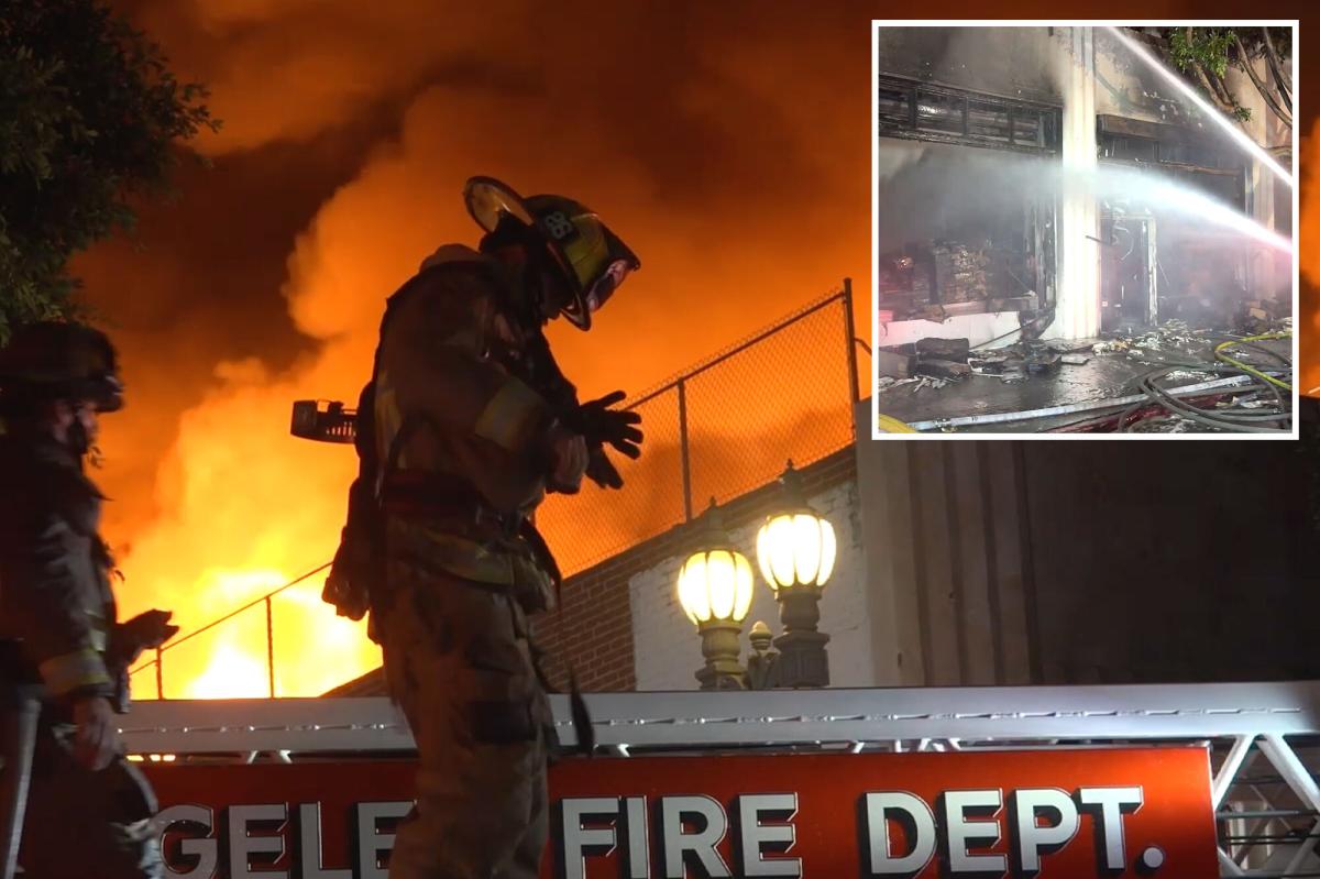 Fire breaks out in downtown LA, 100 firefighters at the scene