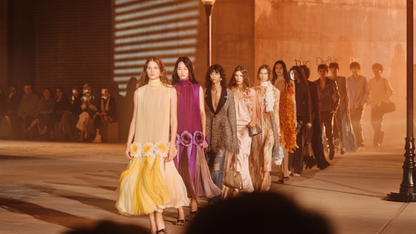 Dior Show at the Geffen Galleries Draws Scores of Stars