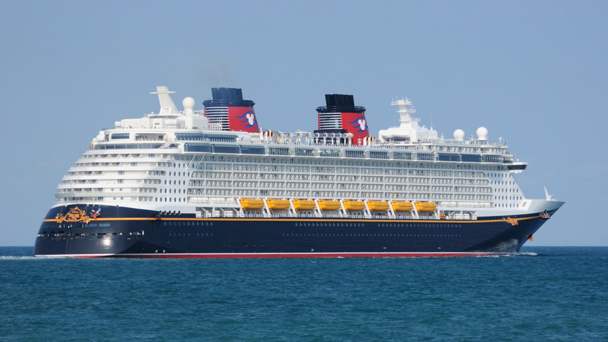 Disney Cruise Line's Disney Dream heads to sea from Port Canaveral in Florida.