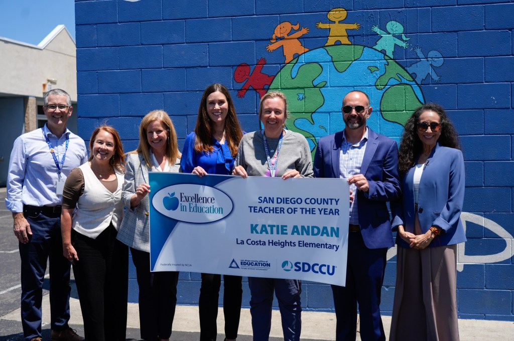 Encinitas Union School District’s Katie Andan named as San Diego County Teacher of the Year – San Diego Union-Tribune