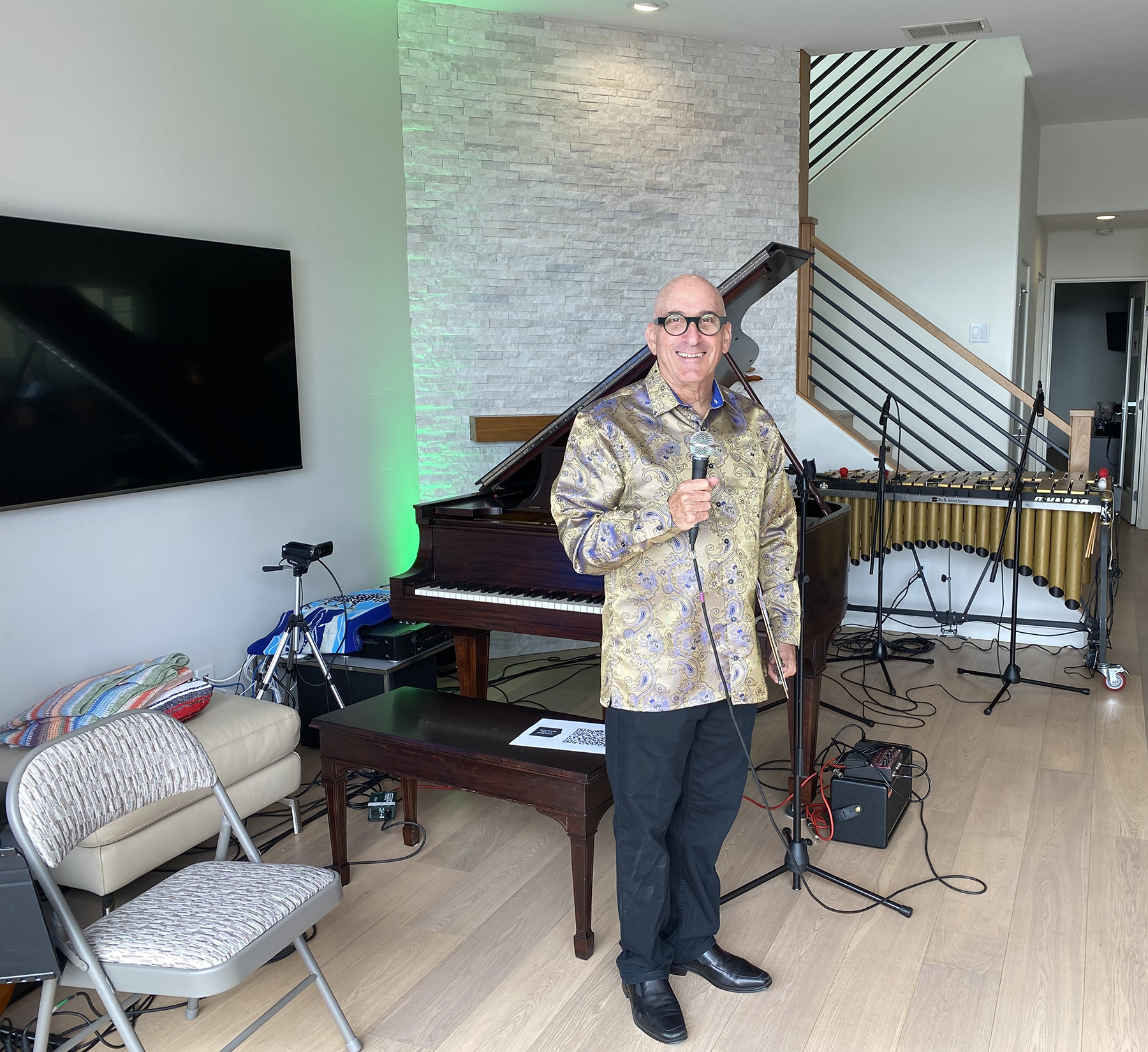 Hillel Katzeff, founder, curator and host of Cardiff-By-The-Sea Music &...