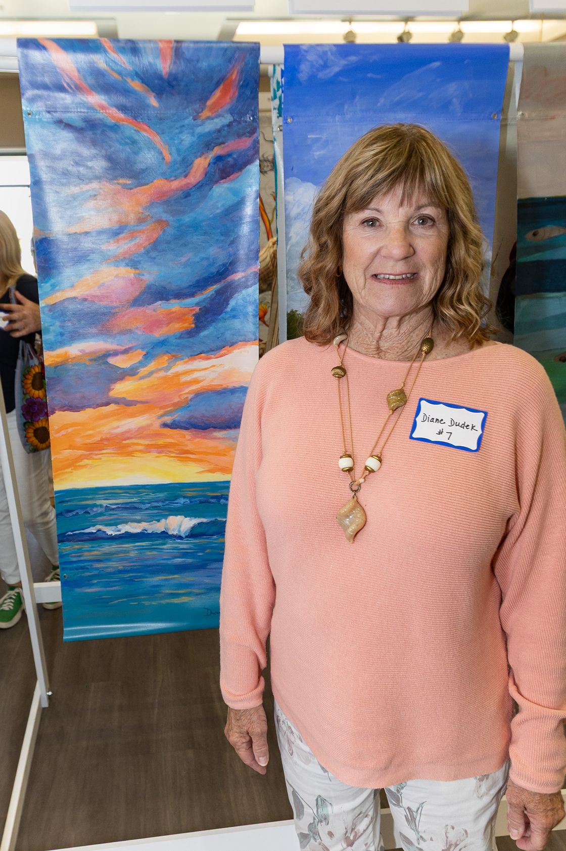 Diane Dudek “Sunset Over Moonlight Beach” (Jon Clark)