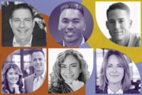 Rodeo Realty’s Steve Katz, Coldwell Banker Envision’s Anthony Nguyen, Douglas Elliman’s Trevor Zien along with Delorine Jackson and Ian Arnett, Nourmand & Associates’ Annie Alvandi and Karin Beck