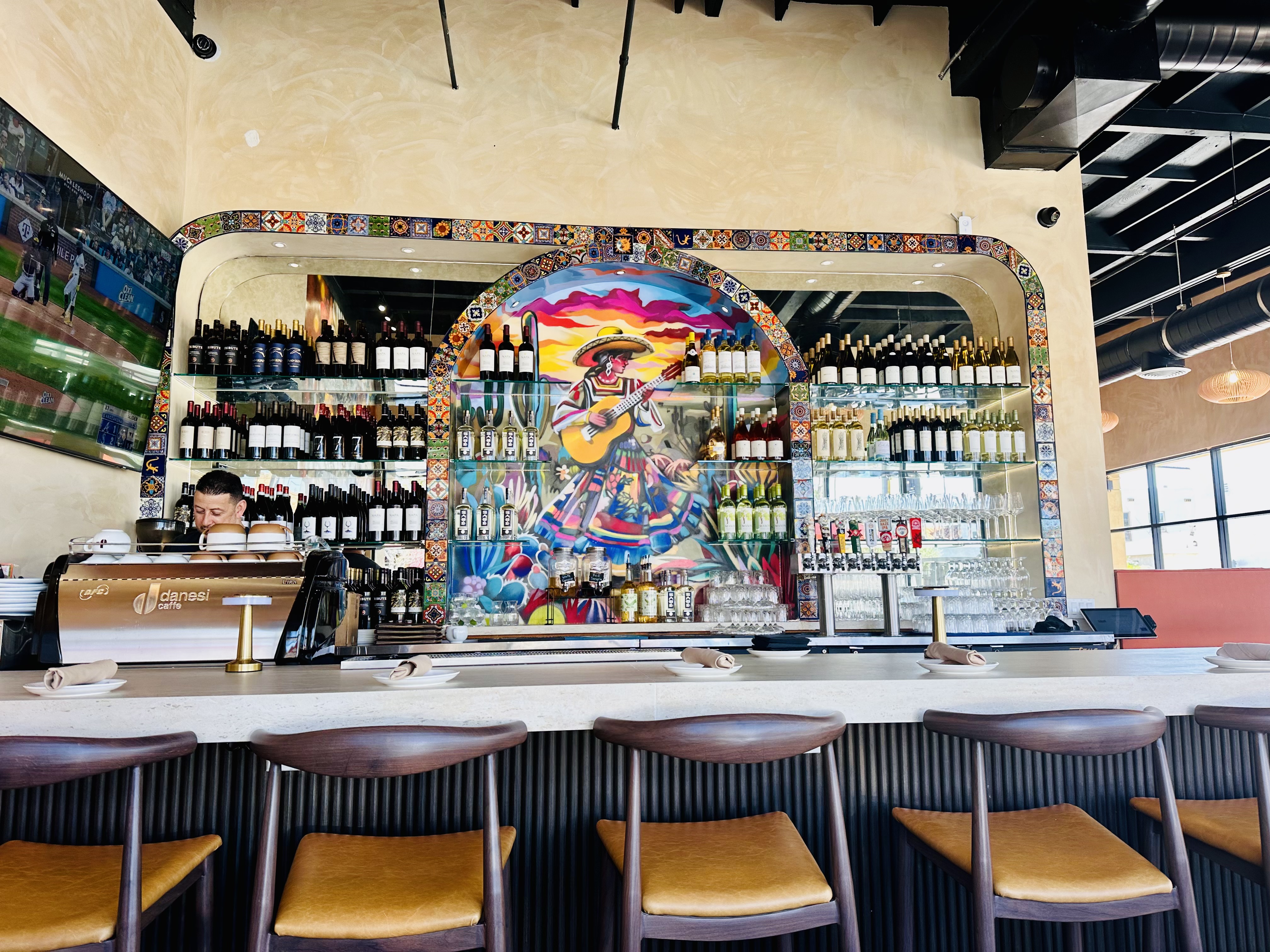 The interior of Zarape’ Cocina & Cantina in Long Beach....