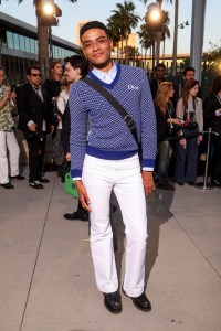 Owen Thiele at Dior 2027 Cruise Collection Show held at LACMA on May 13, 2026 in Los Angeles, California. (Photo by Christopher Polk/Variety via Getty Images)