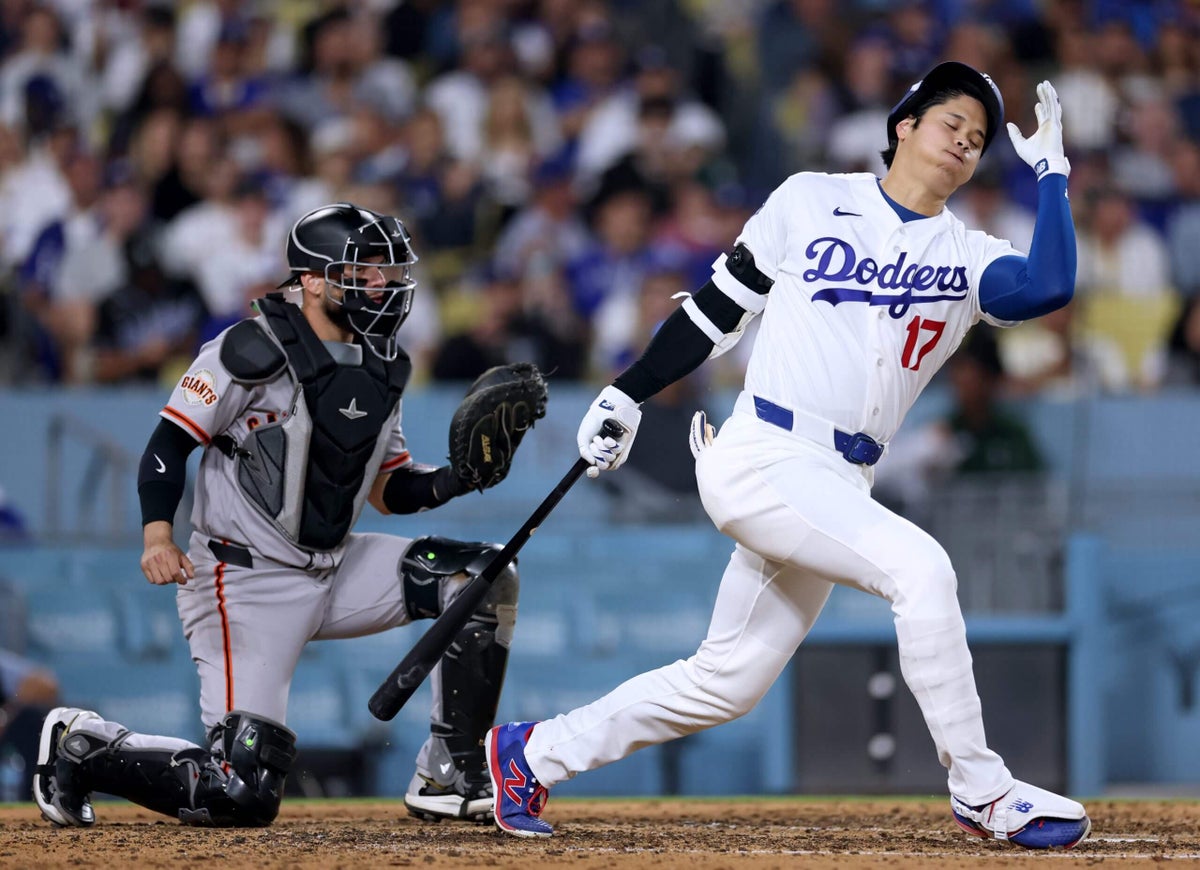 Dodgers hope resting Shohei Ohtani’s bat will aid in snapping his slump