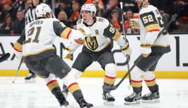 Golden Knights’ Mitch Marner scores dazzling between-the-legs goal with back to net