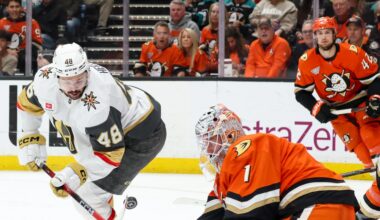 Golden Knights drop Game 4 as Ducks even series